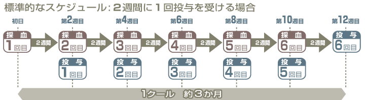 治療スケジュール